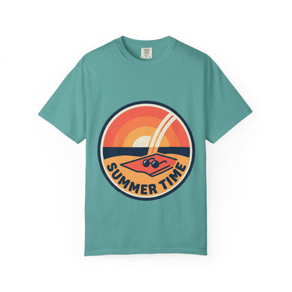 Summer Time Retro Sunset T-Shirt Vintage Beach Vibes Tee