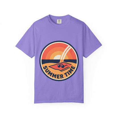 Summer Time Retro Sunset T-Shirt Vintage Beach Vibes Tee