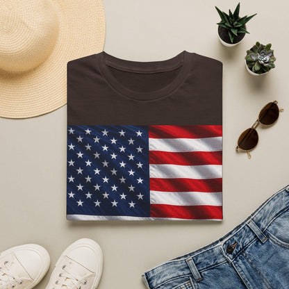 American Flag Graphic T-Shirt | USA Flag Tee, Patriotic Shirt