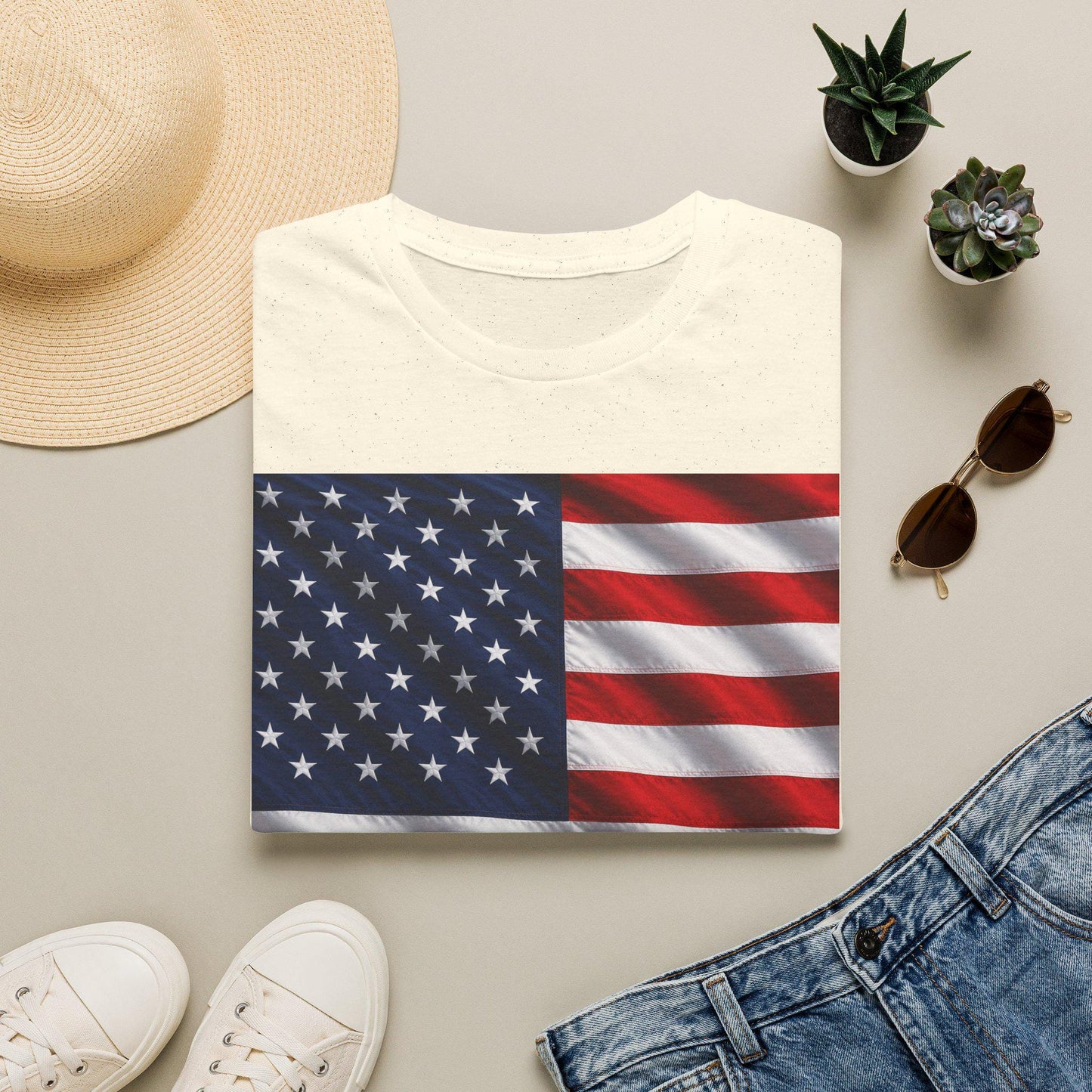 American Flag Graphic T-Shirt | USA Flag Tee, Patriotic Shirt