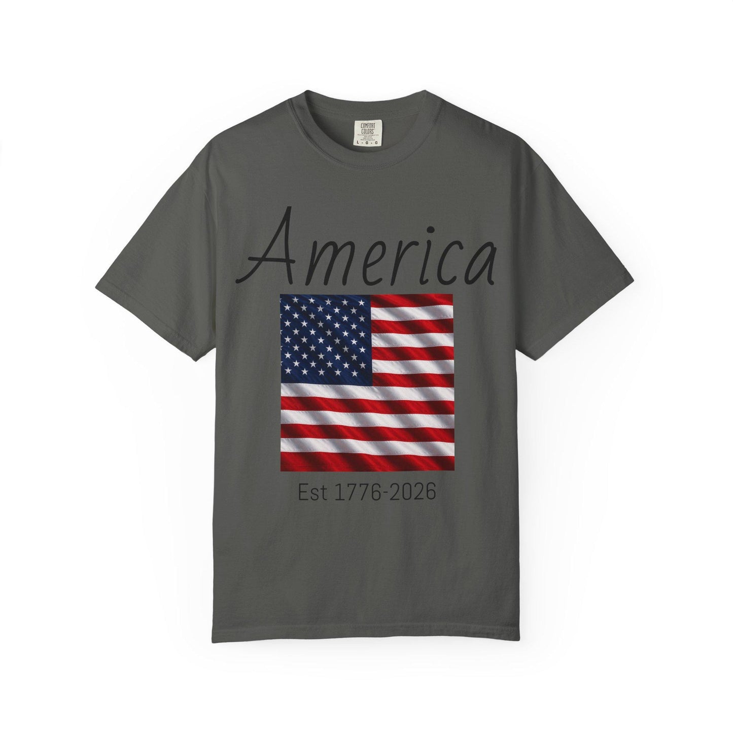 Vintage Eagle America T-Shirt, USA Flag 250th Anniversary Graphic Tee