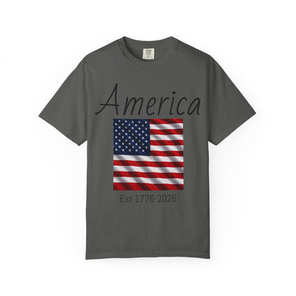 Vintage Eagle America T-Shirt, USA Flag 250th Anniversary Graphic Tee