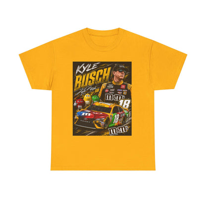 Kyle Busch Racing Tee | M&M's No.18 NASCAR Driver Shirt