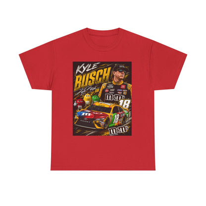 Kyle Busch Racing Tee | M&M's No.18 NASCAR Driver Shirt