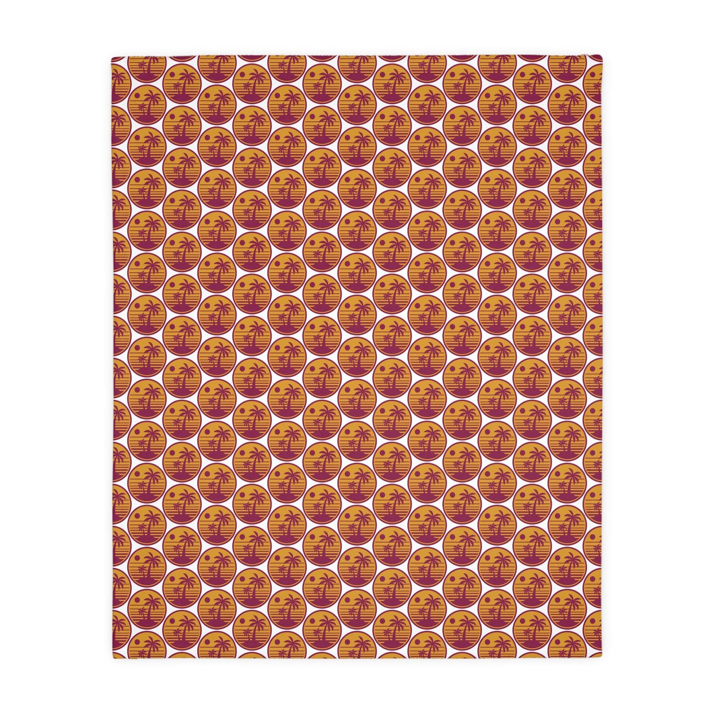 Celestial Pumpkin Pattern Blanket  Cozy Halloween Velveteen Throw