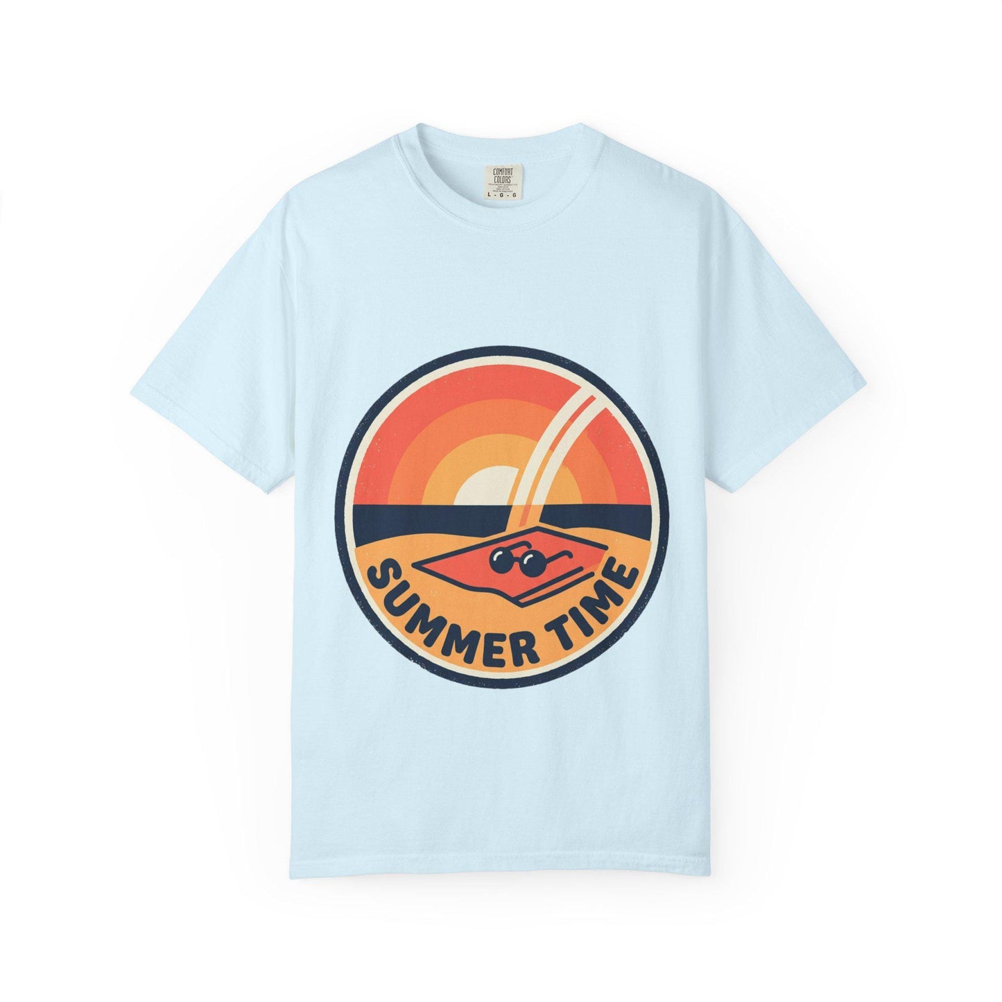 Summer Time Retro Sunset T-Shirt Vintage Beach Vibes Tee