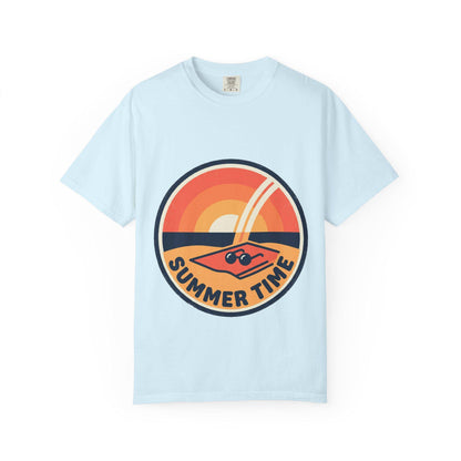 Summer Time Retro Sunset T-Shirt Vintage Beach Vibes Tee