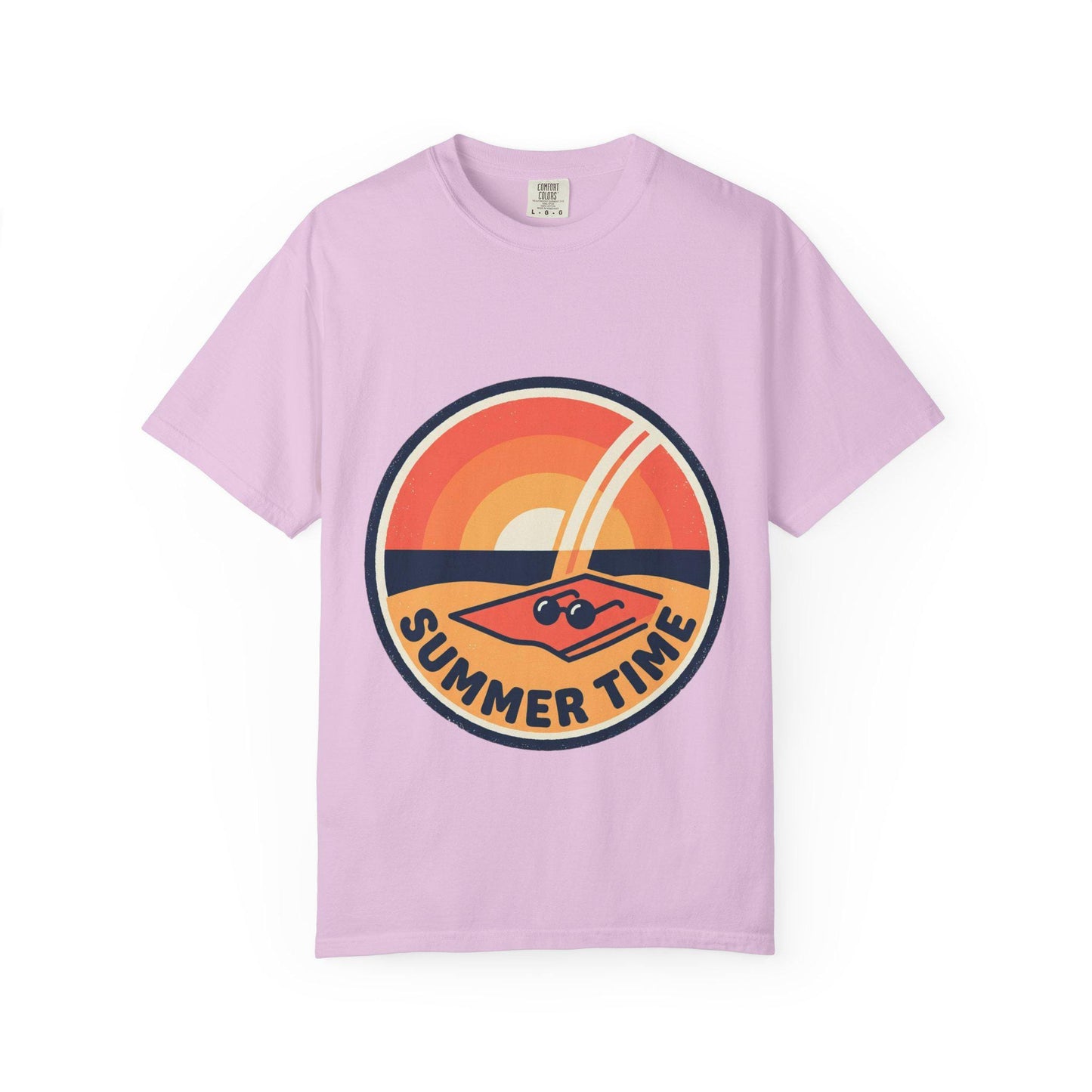 Summer Time Retro Sunset T-Shirt Vintage Beach Vibes Tee