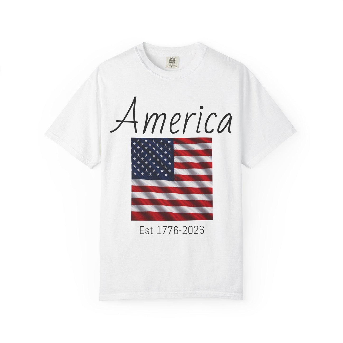 Vintage Eagle America T-Shirt, USA Flag 250th Anniversary Graphic Tee