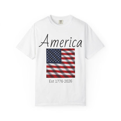 Vintage Eagle America T-Shirt, USA Flag 250th Anniversary Graphic Tee
