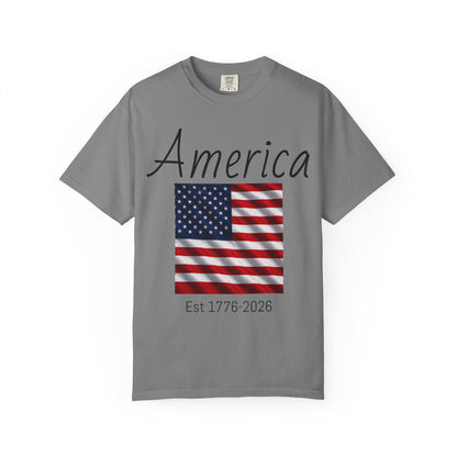 Vintage Eagle America T-Shirt, USA Flag 250th Anniversary Graphic Tee