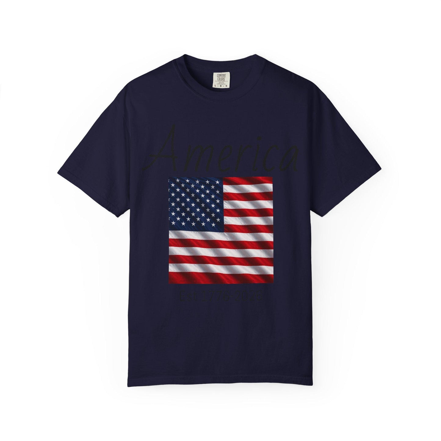 Vintage Eagle America T-Shirt, USA Flag 250th Anniversary Graphic Tee