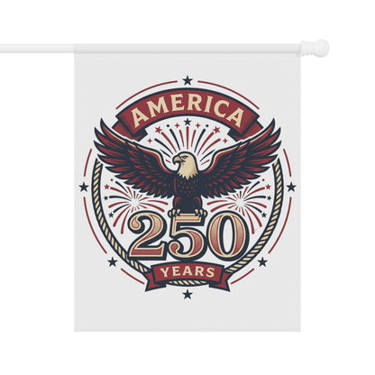 America 250 Years Eagle Garden Banner | Patriotic Yard Flag