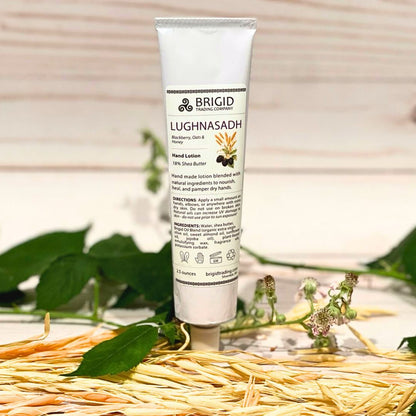 Lughnasadh Natural Hand Lotion – Blackberry, Oats & Honey, Paraben-Free