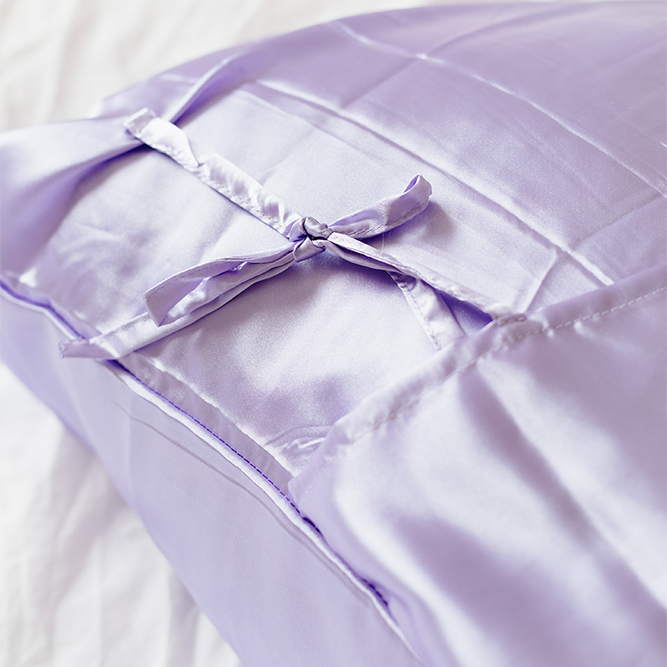 Lilac Deluxe Satin Pillowcase