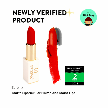Vegan Matte Lipstick – Hydrating, Long-Wear, Magnetic Case