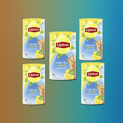 Lipton Lemon Iced Tea Mix 89.8 oz Sweetened Instant Powder 5 pk.