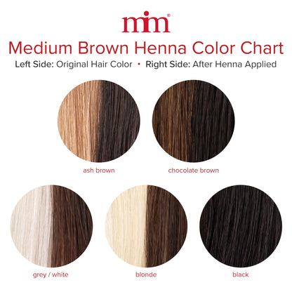 Henna Hair Dye - Medium Brown