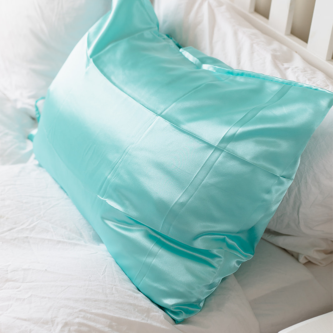 Mint Deluxe Satin Pillowcase