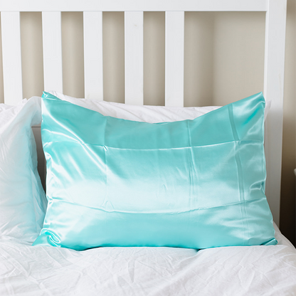 Mint Deluxe Satin Pillowcase