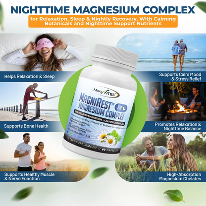 Magnesium PM Supplement for Sleep & Calm | MagniRest™