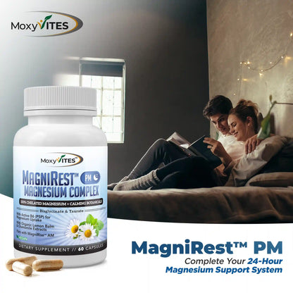 Magnesium PM Supplement for Sleep & Calm | MagniRest™