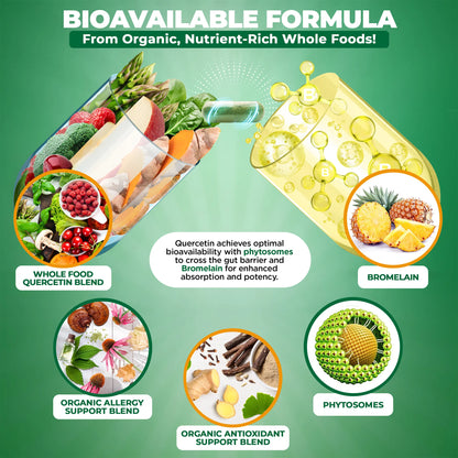 Quercetin with Bromelain 500mg: Bioactive Phytosome