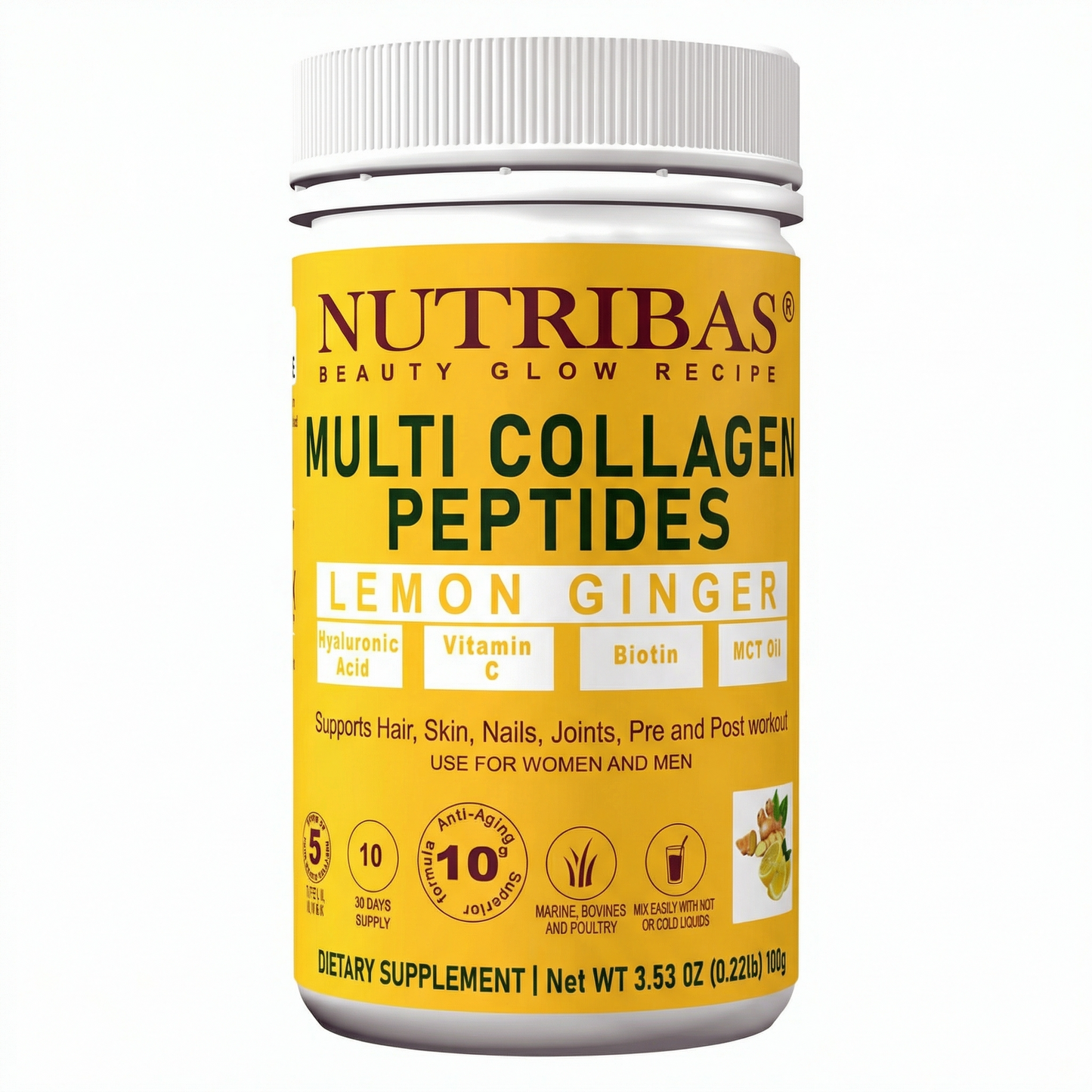 Hydrolyzed Multi Collagen Unflavored, 300 g