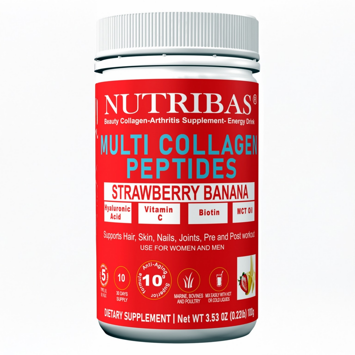 Hydrolyzed Multi Collagen Unflavored, 300 g