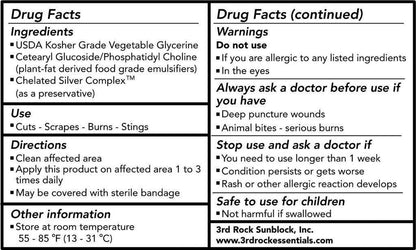 Nutrasporin® - All Natural First Aid Ointment 100ppm Silver Gel