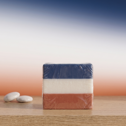 Patriotic Volcano Soap