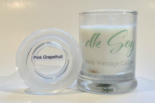 Pink Grapefruit Massage Candle