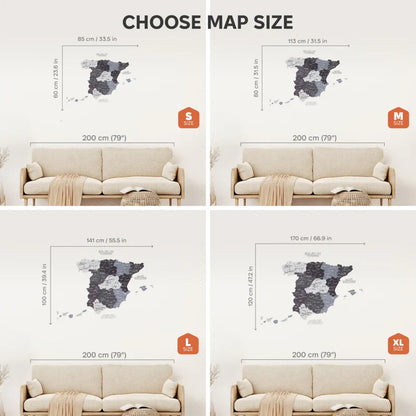 Wooden Map of Spain – Nordik