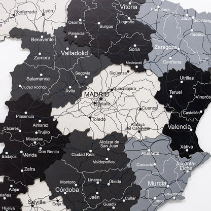 Wooden Map of Spain – Nordik