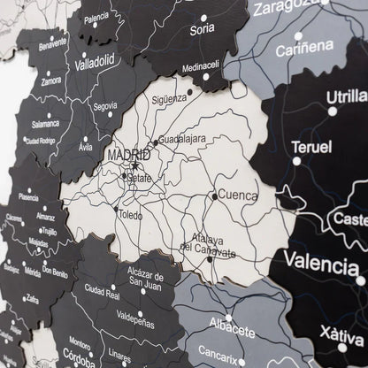 Wooden Map of Spain – Nordik