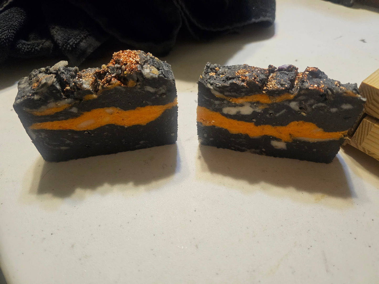 IRON SLAG: Heavy-Duty Industrial Grit Soap | Activated Charcoal & Dead Sea Mud