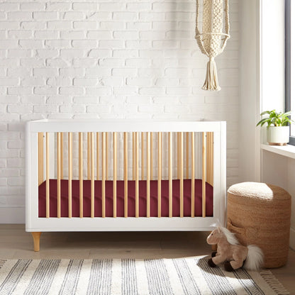 Cooling Bamboo Crib Fitted Sheet For Gentle Breathable Sleep