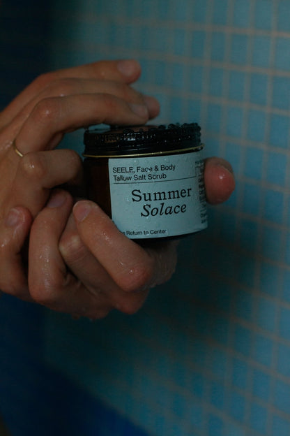 SEELE – Exfoliating Sea Salt Scrub | Celtic Salt®, Choya Nākh, Sage & Coriander