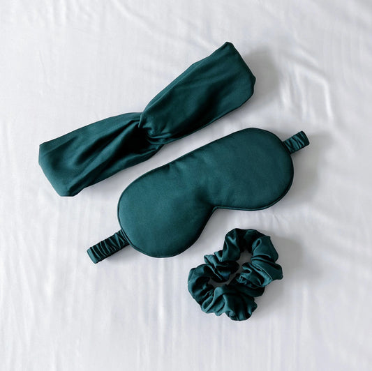 Cooling Bamboo Sleep Care Set Breathable Moisture Wicking Travel Accessories