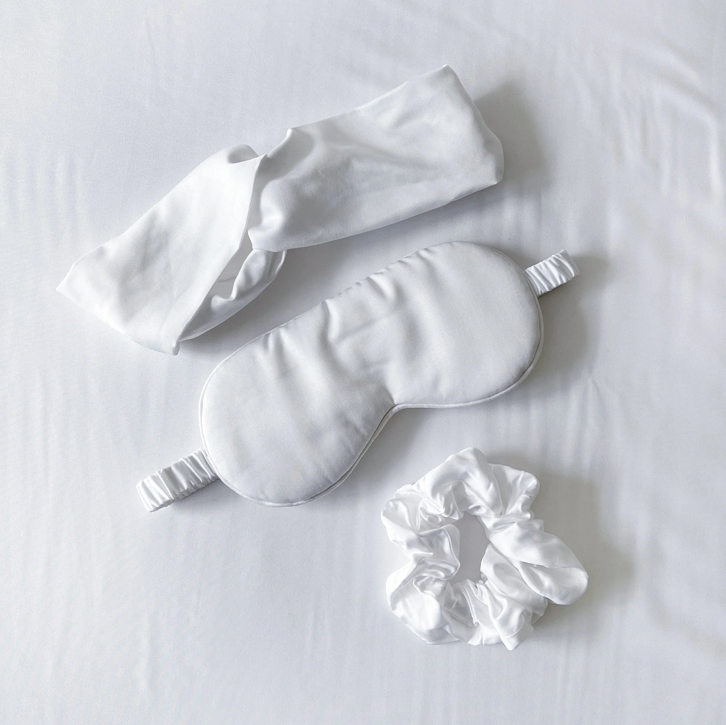 Cooling Bamboo Sleep Care Set Breathable Moisture Wicking Travel Accessories