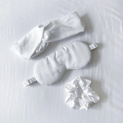 Cooling Bamboo Sleep Care Set Breathable Moisture Wicking Travel Accessories