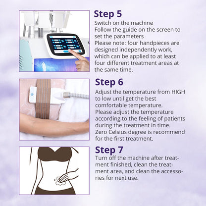 Shape Tactics 4-Pad Cryolipolysis Cold Contouring System