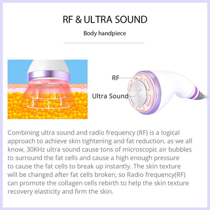 Shape Tactics 6-in-1 30K Cavitation Vacuum Lipo RF