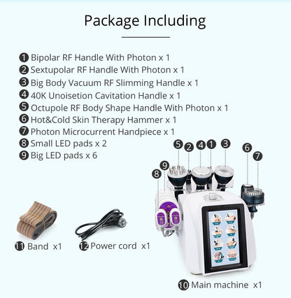 Shape Tactics 9-in-1 RF Cavitation Vacuum Body Contouring Machine