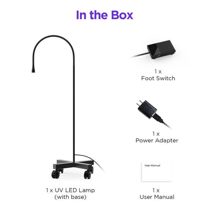 Shape Tactics 10W Adjustable UV LED Gooseneck Lamp