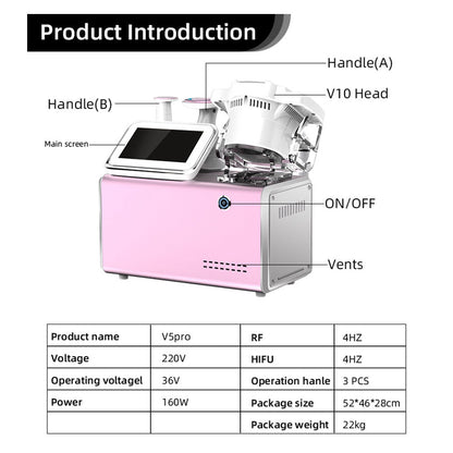 Shape Tactics Advanced 4D Ultrasound 40K Cavitation System