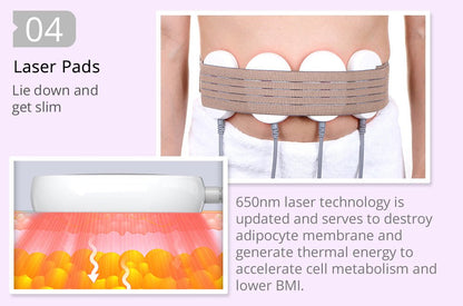 Shape Tactics 6-in-1 Cavitation RF Vacuum Lipo Laser Contouring System