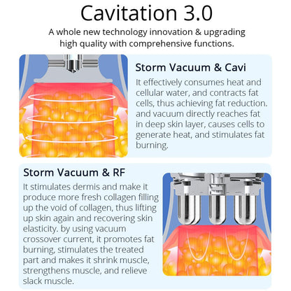 Shape Tactics CaVstorm 40K Cavitation 3.0 Machine with Vacuum RF & EMS