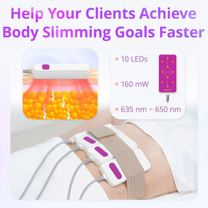 Shape Tactics Advanced 8 Pad 160mW LED Laser Lipo Therapy