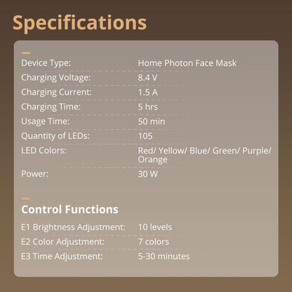 Shape Tactics LuminEssence 7-Color LED Therapy Face Mask